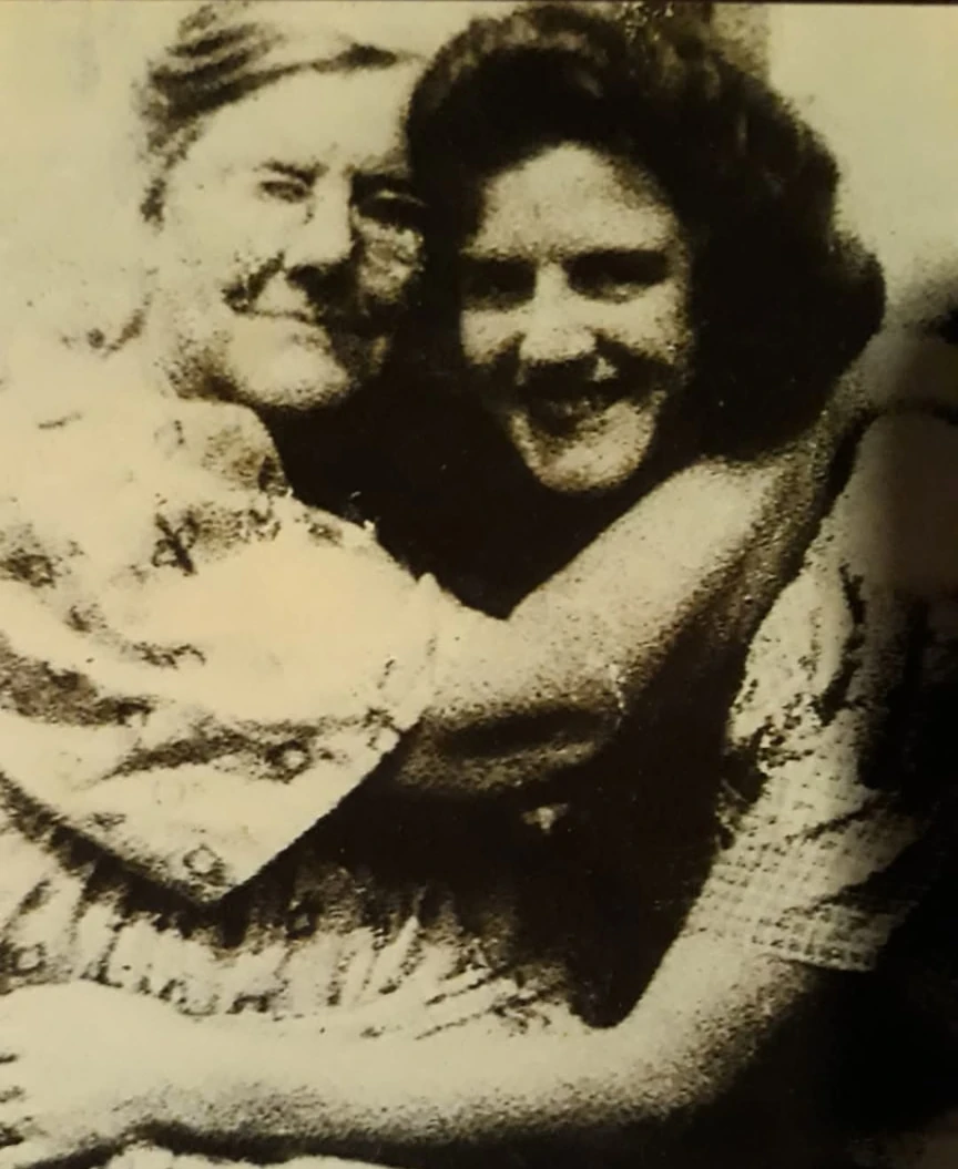 Grandma Lattie in an archival family photograph